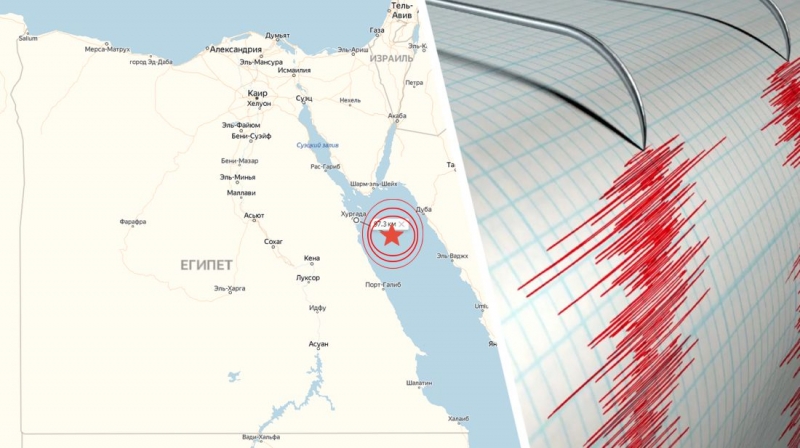 В Хургаде произошло землетрясение, и температура поднялась до +34 °C