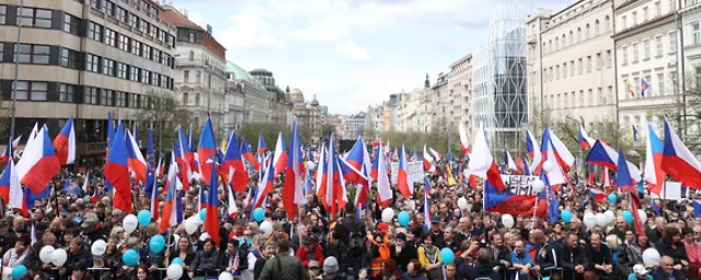 В Праге проходят антиправительственные протесты