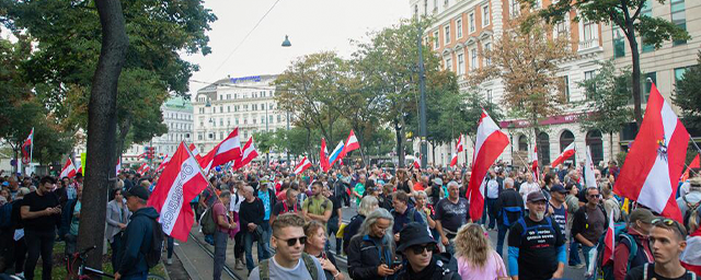 В Вене профсоюзы собрались на уличную акцию против роста цен