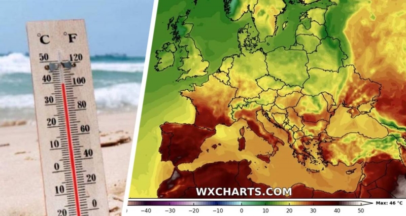 Жара в 45°C привела в Европе к изменению туристических маршрутов